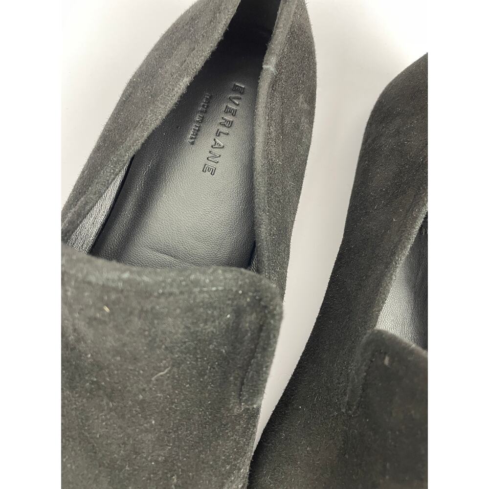 Everlane Italian Leather Day Loafer in BLACK SUEDE Sz10 Slip-on Flat - Picture 3 of 9